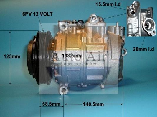 Auto Air Gloucester 14-0261 - Compresseur, climatisation cwaw.fr