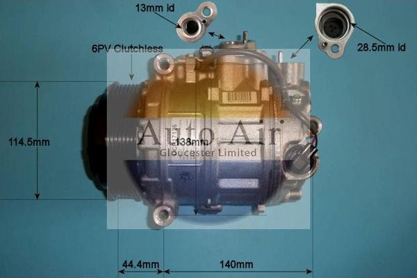 Auto Air Gloucester 14-0206 - Compresseur, climatisation cwaw.fr