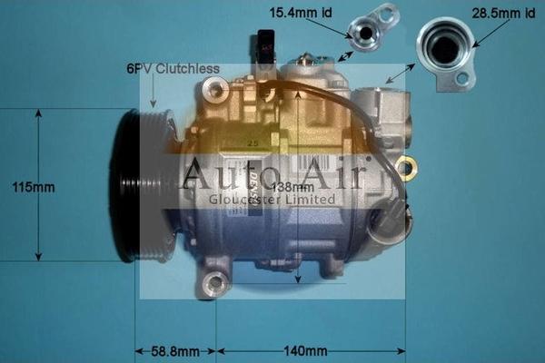 Auto Air Gloucester 14-0207 - Compresseur, climatisation cwaw.fr