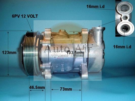 Auto Air Gloucester 14-0281 - Compresseur, climatisation cwaw.fr