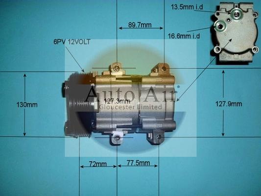 Auto Air Gloucester 14-0234P - Compresseur, climatisation cwaw.fr