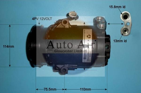 Auto Air Gloucester 14-0230R - Compresseur, climatisation cwaw.fr