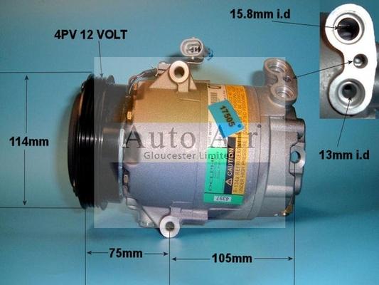 Auto Air Gloucester 14-0230 - Compresseur, climatisation cwaw.fr