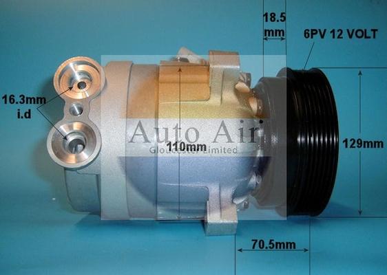 Auto Air Gloucester 14-0223 - Compresseur, climatisation cwaw.fr