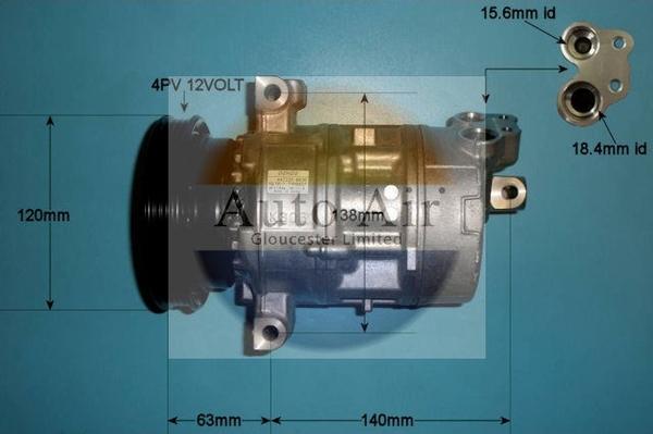 Auto Air Gloucester 14-0760 - Compresseur, climatisation cwaw.fr