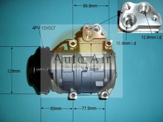 Auto Air Gloucester 14-1448 - Compresseur, climatisation cwaw.fr