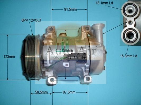 Auto Air Gloucester 14-1442 - Compresseur, climatisation cwaw.fr