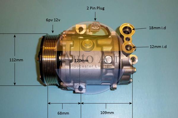 Auto Air Gloucester 14-1469p - Compresseur, climatisation cwaw.fr