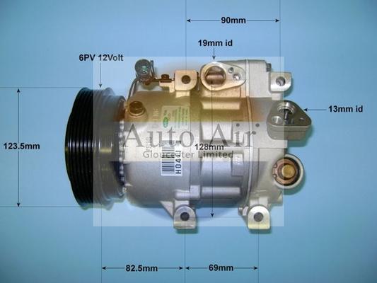 Auto Air Gloucester 14-1460 - Compresseur, climatisation cwaw.fr