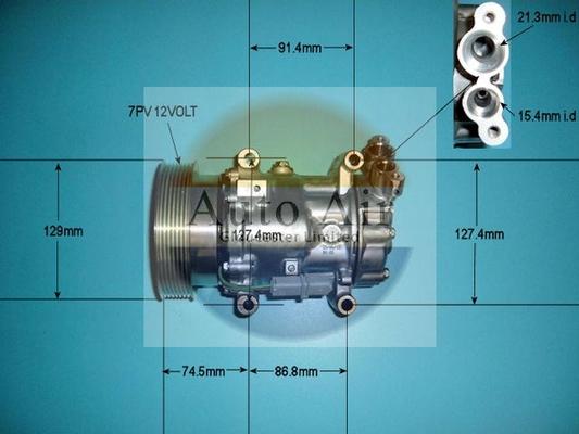 Auto Air Gloucester 14-1461 - Compresseur, climatisation cwaw.fr