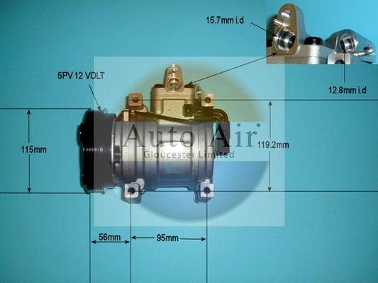 Auto Air Gloucester 14-1462 - Compresseur, climatisation cwaw.fr