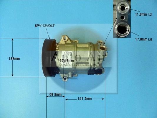 Auto Air Gloucester 14-1467 - Compresseur, climatisation cwaw.fr