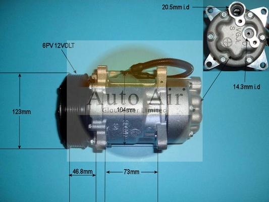 Auto Air Gloucester 14-1437R - Compresseur, climatisation cwaw.fr