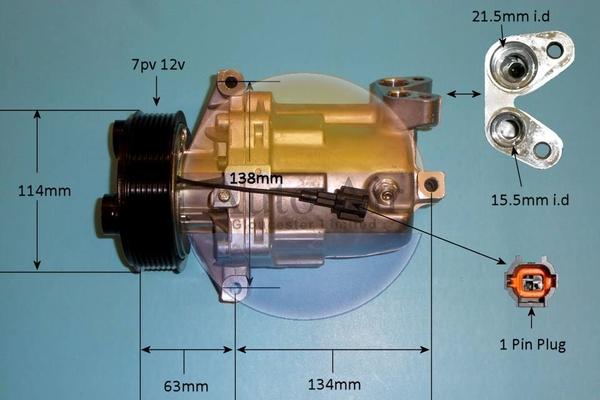 Auto Air Gloucester 14-1470P - Compresseur, climatisation cwaw.fr