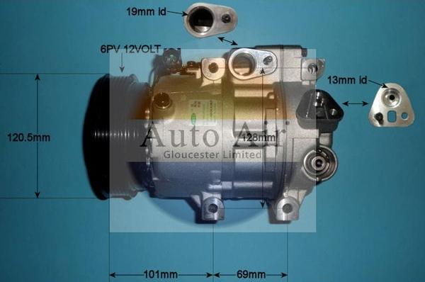 Auto Air Gloucester 14-1513 - Compresseur, climatisation cwaw.fr