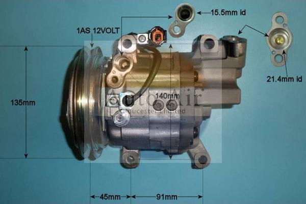 Auto Air Gloucester 14-1043 - Compresseur, climatisation cwaw.fr