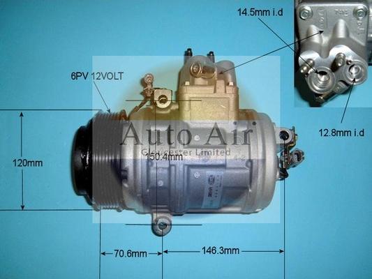 Auto Air Gloucester 14-1034 - Compresseur, climatisation cwaw.fr