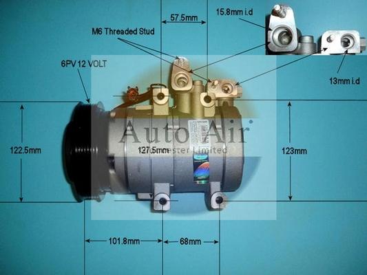 Auto Air Gloucester 14-1026P - Compresseur, climatisation cwaw.fr