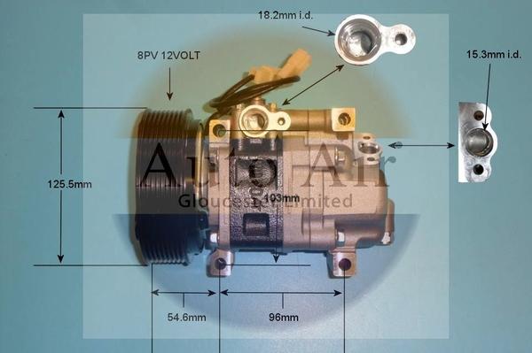 Auto Air Gloucester 14-1141P - Compresseur, climatisation cwaw.fr