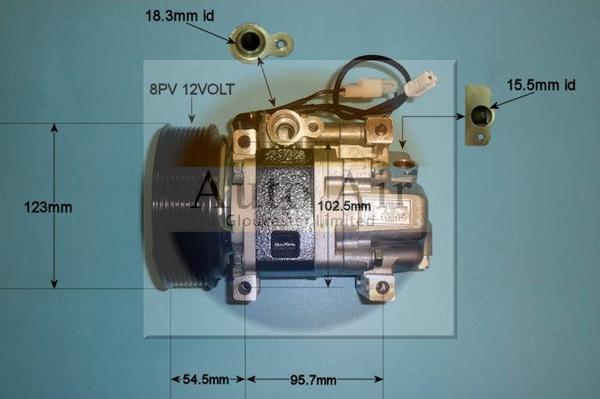 Auto Air Gloucester 14-1141 - Compresseur, climatisation cwaw.fr