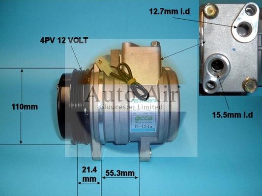 Auto Air Gloucester 14-1169 - Compresseur, climatisation cwaw.fr