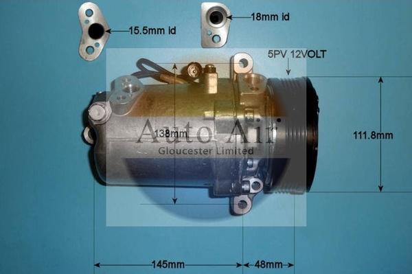 Auto Air Gloucester 14-1167 - Compresseur, climatisation cwaw.fr