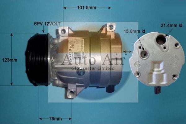 Auto Air Gloucester 14-1104 - Compresseur, climatisation cwaw.fr