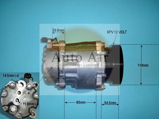 Auto Air Gloucester 14-1100P - Compresseur, climatisation cwaw.fr