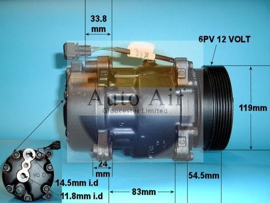 Auto Air Gloucester 14-1100R - Compresseur, climatisation cwaw.fr