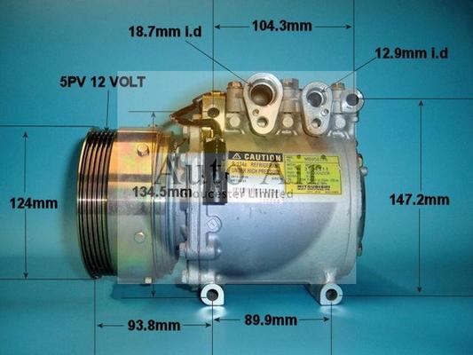 Auto Air Gloucester 14-1189 - Compresseur, climatisation cwaw.fr