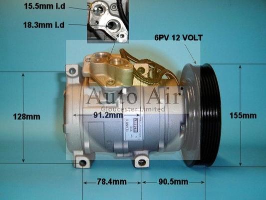 Auto Air Gloucester 14-1183AR - Compresseur, climatisation cwaw.fr