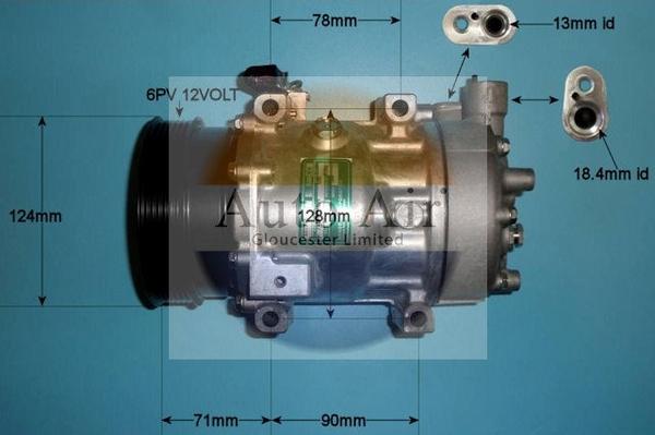 Auto Air Gloucester 14-1137 - Compresseur, climatisation cwaw.fr