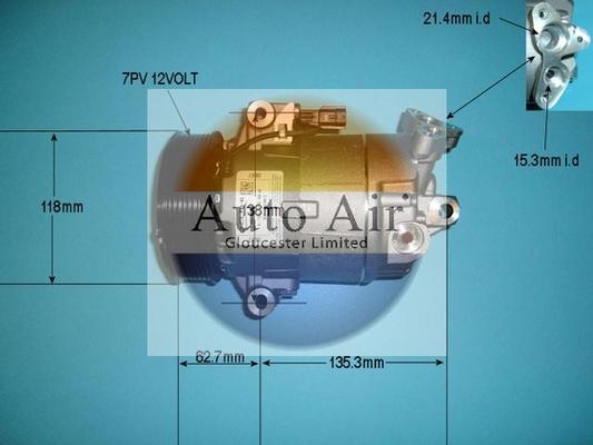 Auto Air Gloucester 14-1120 - Compresseur, climatisation cwaw.fr