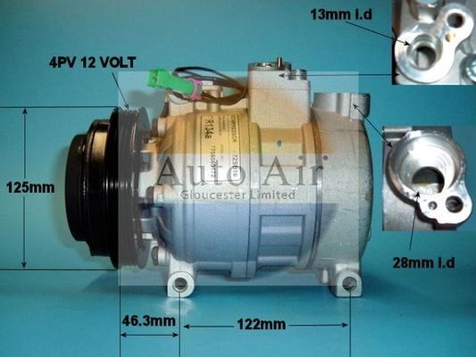 Auto Air Gloucester 14-1173P - Compresseur, climatisation cwaw.fr