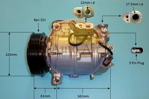 Auto Air Gloucester 14-1815P - Compresseur, climatisation cwaw.fr