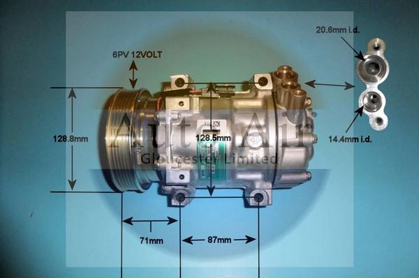 Auto Air Gloucester 14-1833 - Compresseur, climatisation cwaw.fr