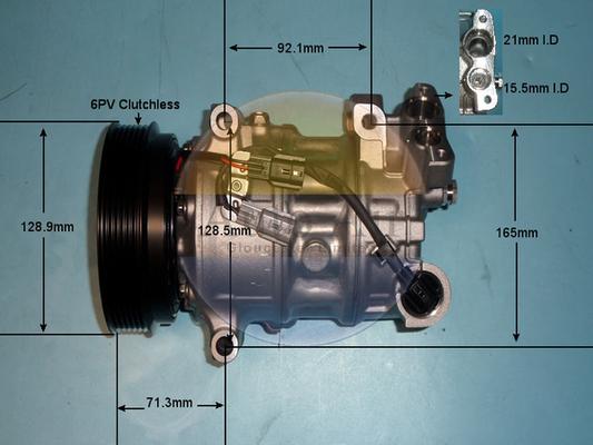 Auto Air Gloucester 14-1358 - Compresseur, climatisation cwaw.fr