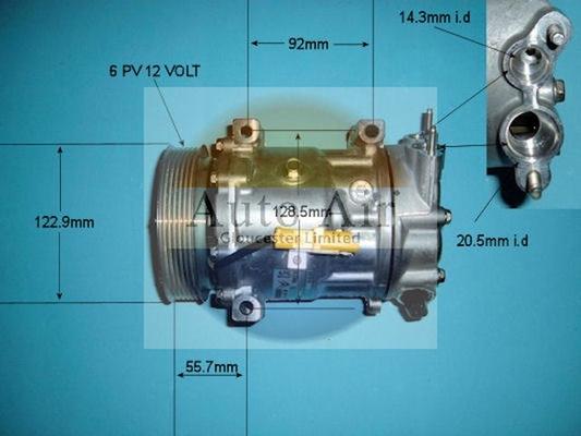 Auto Air Gloucester 14-1309 - Compresseur, climatisation cwaw.fr