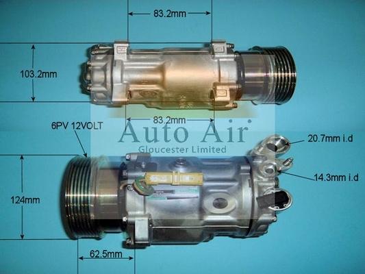 Auto Air Gloucester 14-1312 - Compresseur, climatisation cwaw.fr