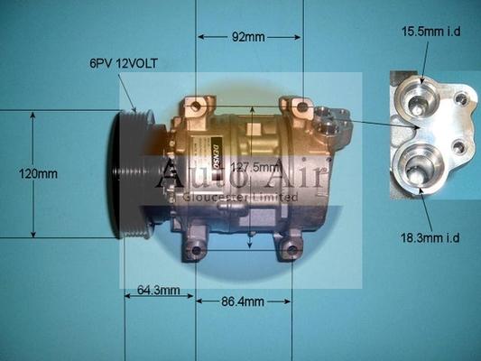 Auto Air Gloucester 14-1240 - Compresseur, climatisation cwaw.fr