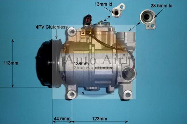 Auto Air Gloucester 14-1251P - Compresseur, climatisation cwaw.fr