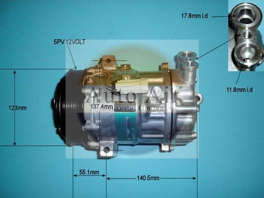 Auto Air Gloucester 14-1269 - Compresseur, climatisation cwaw.fr