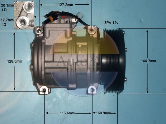 Auto Air Gloucester 14-1262P - Compresseur, climatisation cwaw.fr