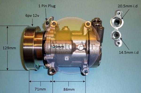 Auto Air Gloucester 14-1202P - Compresseur, climatisation cwaw.fr