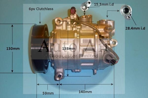 Auto Air Gloucester 14-1283 - Compresseur, climatisation cwaw.fr