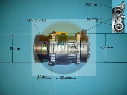 Auto Air Gloucester 14-1239 - Compresseur, climatisation cwaw.fr