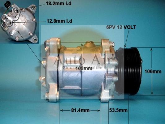 Auto Air Gloucester 14-1236 - Compresseur, climatisation cwaw.fr