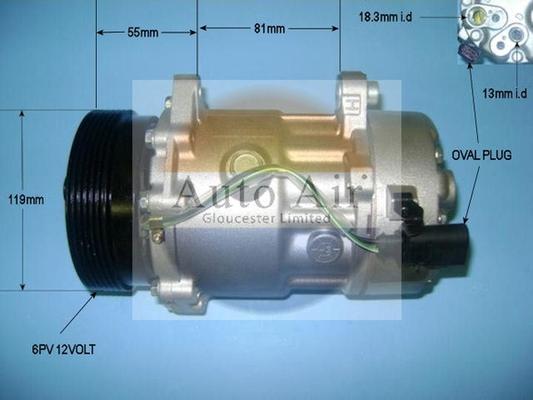 Auto Air Gloucester 14-1226P - Compresseur, climatisation cwaw.fr