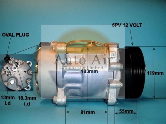 Auto Air Gloucester 14-1226 - Compresseur, climatisation cwaw.fr