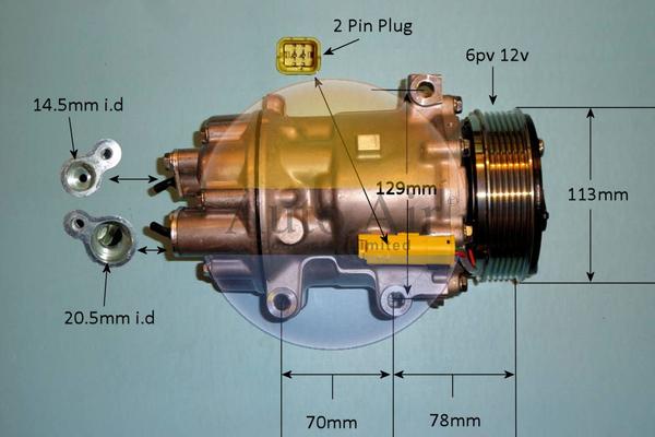 Auto Air Gloucester 14-1270p - Compresseur, climatisation cwaw.fr